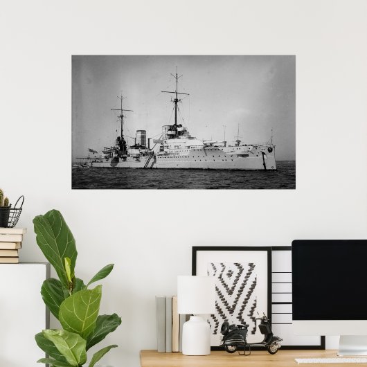 SMS Von der Tann Poster (Thuiskantoor)