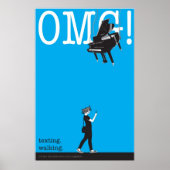 sms'en. lopen. poster (Voorkant)