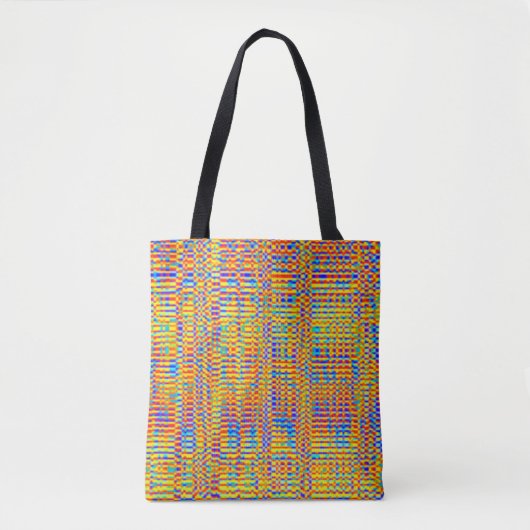 Sms'en met vakantie met textuur tote bag (Voorkant)
