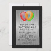 Sms'en Mobiele Telefoon Tiener Verjaardagsfeestuit Kaart (Achterkant)