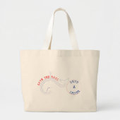 Sms'en? Puh-lease Grote Tote Bag (Voorkant)