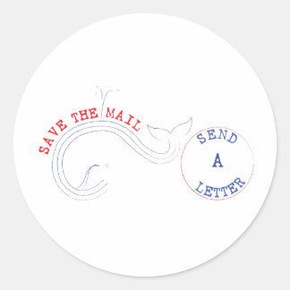 Sms'en? Puh-lease Ronde Sticker