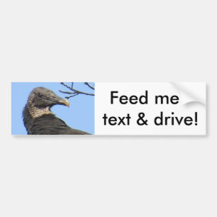 Sms'en tijdens het rijden is gevaarlijk bumpersticker