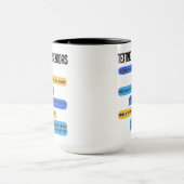 Sms'en voor hoogleraren Funny Retirement Text Code Mok (Midden)