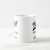 Sms'en voor ouderen koffiemok (Center)