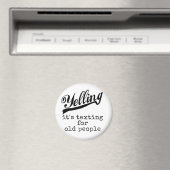 Sms'en voor ouderen magneet (Insitu (Vaatwasser))