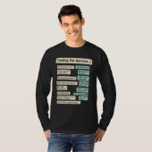 Sms'en voor Senior Texting Code T-shirt (Voorkant volledig)
