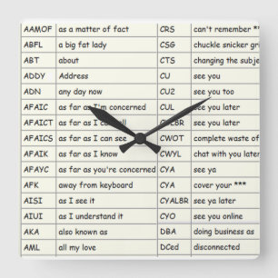 Sms'en - wandklok (A thur D)