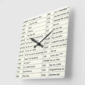 Sms'en - wandklok (A thur D) (Hoek)