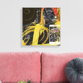 Sms'vrienden Canvas Afdruk (Insitu (Woonkamer))