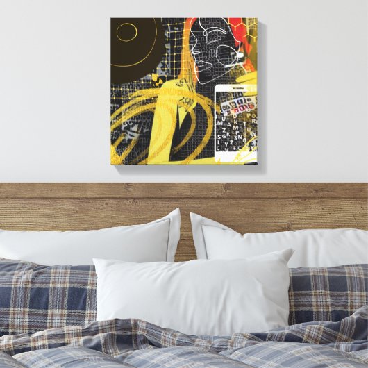 Sms'vrienden Canvas Afdruk (Insitu (Slaapkamer))