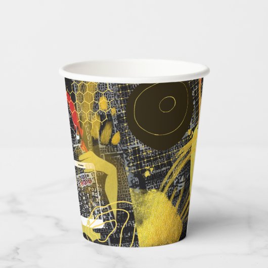 Sms'vrienden Papieren Bekers (Achterkant)