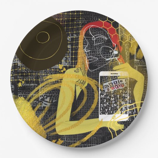 Sms'vrienden Papieren Bordje (Voorkant)