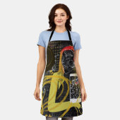 Sms'vrienden Schort (Gedragen)