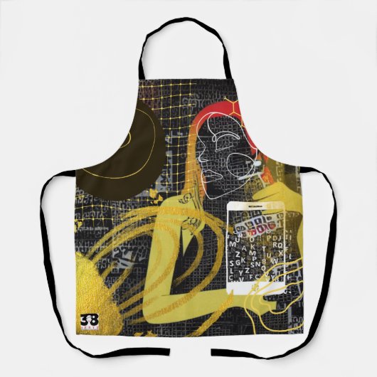 Sms'vrienden Schort (Voorkant)