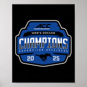 Smu Mustangs Acc Champs 2025 Men's Soccer _1  Poster (Voorkant)