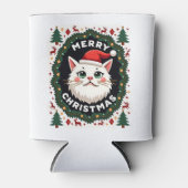 Smudge Cat Ugly Christmas Sweater (1) Blikjeskoeler (Voorkant)