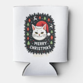 Smudge Cat Ugly Christmas Sweater  (2) Blikjeskoeler (Voorkant)