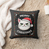 Smudge Kat Lelijke Kerst Trui (1) Kussen (Deken)