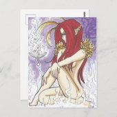 Smudge SIgnals Cartoon Fantasy Witch Art briefkaar Briefkaart (Voorkant / Achterkant)