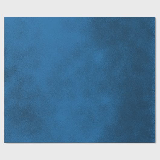 Smudge Styled Blue Cadeaupapier (Vlak)