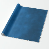 Smudge Styled Blue Cadeaupapier (Uitgerold)