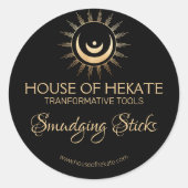 Smudging Sticks Moon Labels (Voorkant)