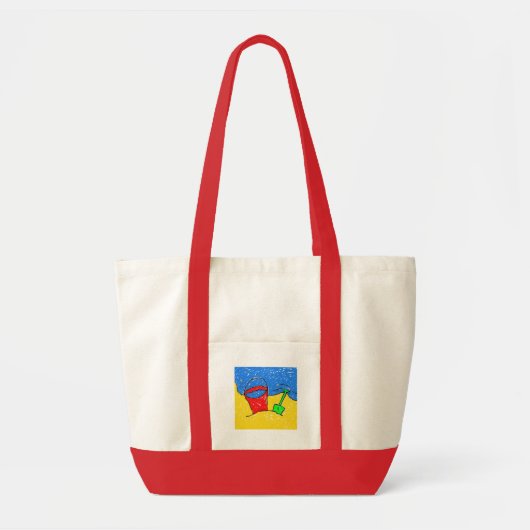Smudgy Beach Tote Bag (Voorkant)