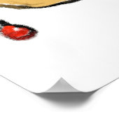 Smudgy Burger Poster (Hoek)