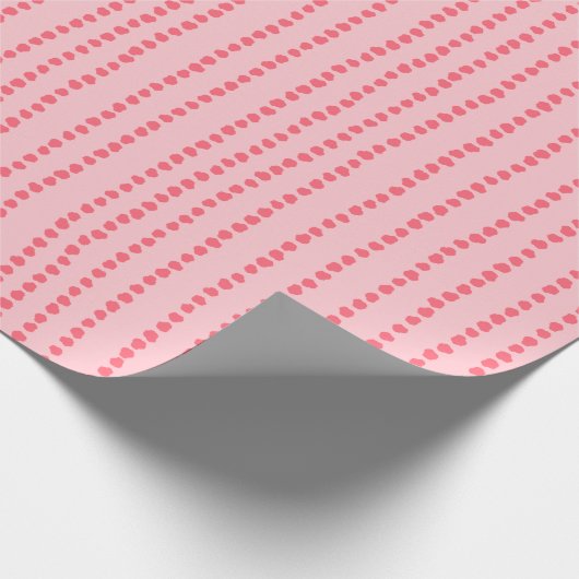 Smudgy Dotted Ink Stripes - verticaal patroon in r Cadeaupapier (Hoek)
