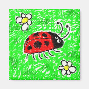 Smudgy Ladybug Magneet