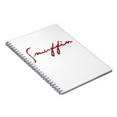 Smuffin-autografieboek Notitieboek (Rechterzijde)