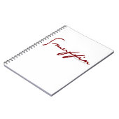 Smuffin-autografieboek Notitieboek (Linkerzijde)