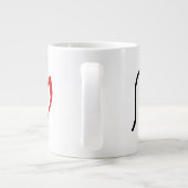 Smuffin Love Jumbo Mok (Achterkant)