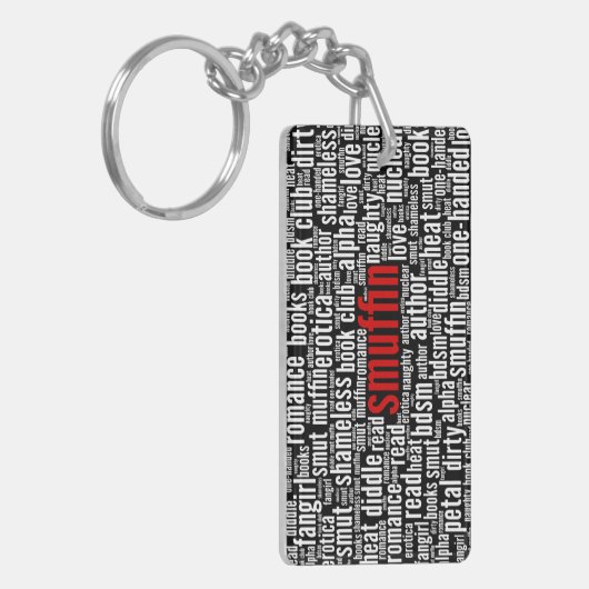 Smuffin Shameless Word Cloud All-Over Print (D) Sleutelhanger (Voorkant Links)
