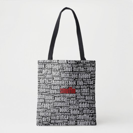 Smuffin Shameless Word Cloud (D) Tote Bag (Voorkant)