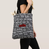 Smuffin Shameless Word Cloud (D) Tote Bag (Dichtbij)