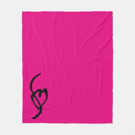 Smuffin Smut Mark Fleece Blanket Hot HOT Roze (Voorkant)
