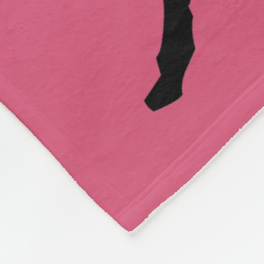 Smuffin Smut Mark Fleece Blanket Hot Pink Deken (Hoek)