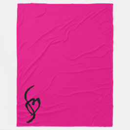 Smuffin Smut Mark Fleece Blanket HOT Pink LARGE Deken