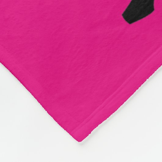 Smuffin Smut Mark Fleece Blanket HOT Pink LARGE Deken (Hoek)