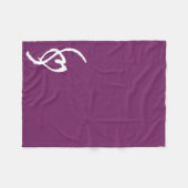 Smuffin Smut Mark Fleece Blanket Paars Deken (Voorkant (Horizontaal))