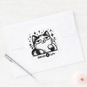 SMUG4Lyfe - Het is een manier van leven! Ronde Sticker (Envelop)