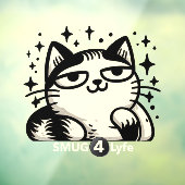 SMUG 4 Lyfe Cat 12 x 12 Raamklemmen Raamsticker (Vel 3)