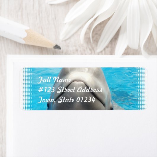 Smug Beluga Whale Mailing Labels (Insitu)