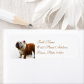 Smug Bulldog retouradres Verzendlabels Etiket (Insitu)