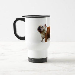 Smug Bulldog Travel Mug Reisbeker