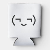 Smug Emoticon (¬‿¬) Japanse Kaomoji Blikjeskoeler (Voorkant)