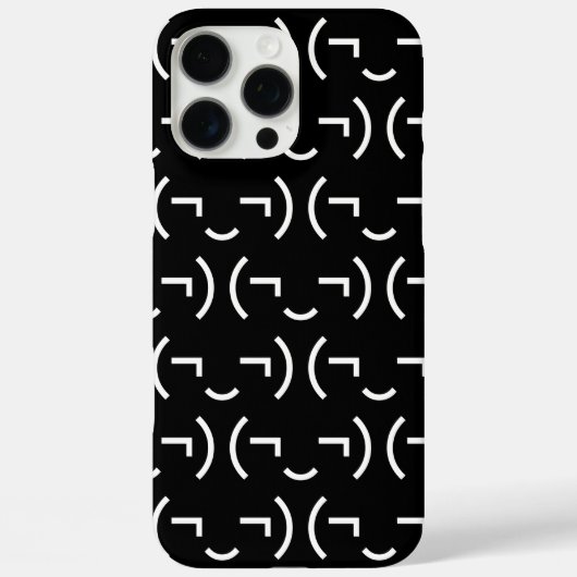 Smug Emoticon (¬‿¬) Japanse Kaomoji Case-Mate iPhone Case (Achterkant)