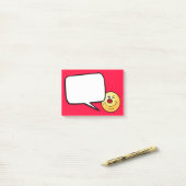 Smug Face Grumpey Post-it® Notes (Op bureau)